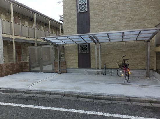 ソレイユＢの設備|敷地内自転車置き場有り☆