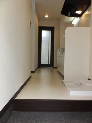 ソレイユＢの玄関