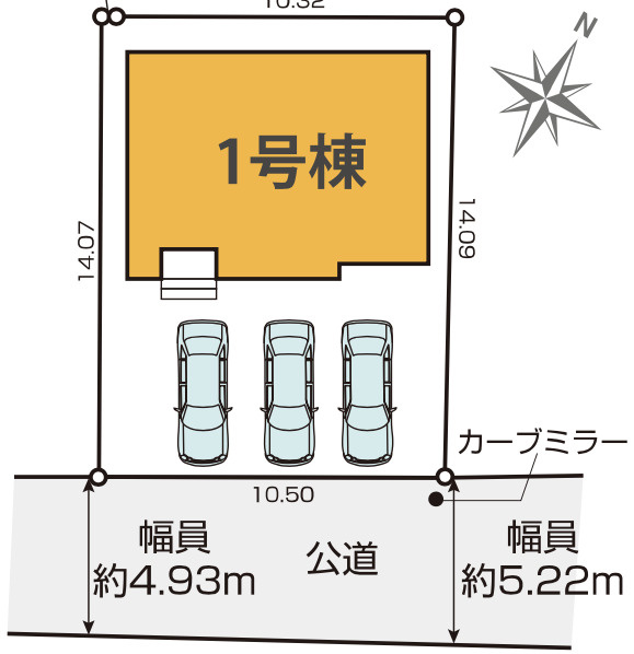 【仲介手数料無料】狭山市水野２０期全１棟　狭山市の不動産なら西武ハウジングの区画図