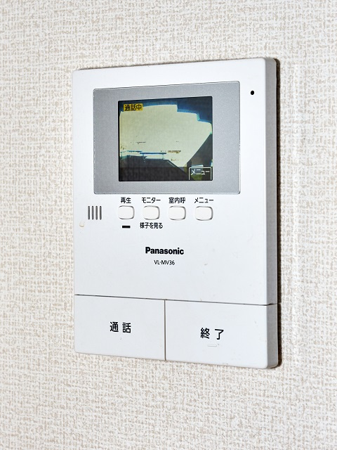 アグロスのセキュリティ|カラーモニター付インターホン