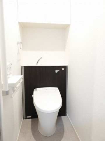 サン　ウォーム　ニチダンのトイレ|落ち着いた色調のトイレです