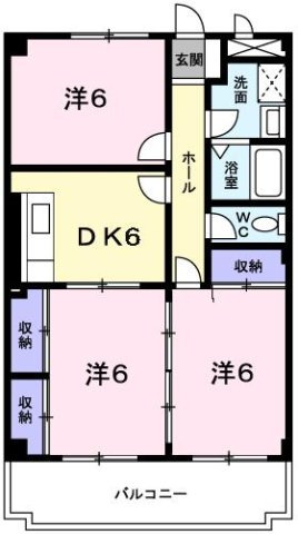 ヴェーデルカーサーの間取り