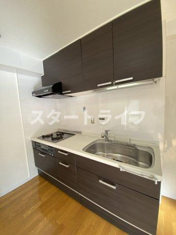 大阪市淀川区木川東２丁目の賃貸マンションのキッチン