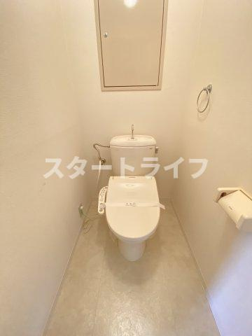 大阪市淀川区木川東２丁目の賃貸マンションのトイレ