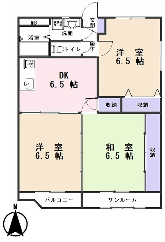 カーサ　パルコの間取り