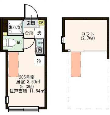 パークレジデンス久我山駅前の間取り