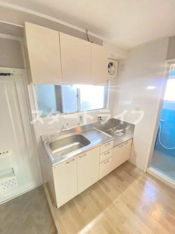 大阪市東淀川区豊新１丁目の賃貸マンションのキッチン