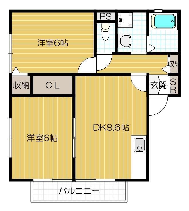 ソレーユ加島の間取り