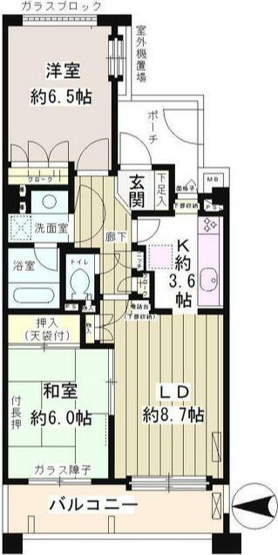 【間取り】 | 大森パーク・ホームズ　ベイサイドコート