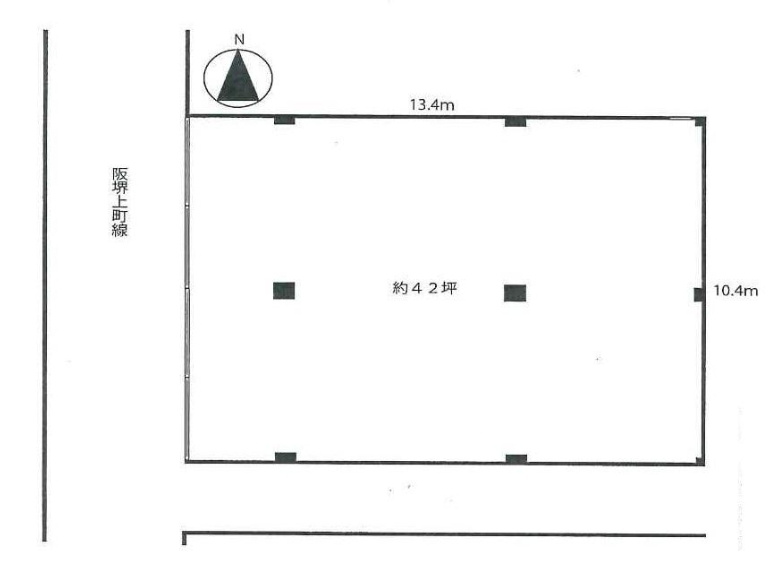 帝塚山東３丁目店舗の間取り