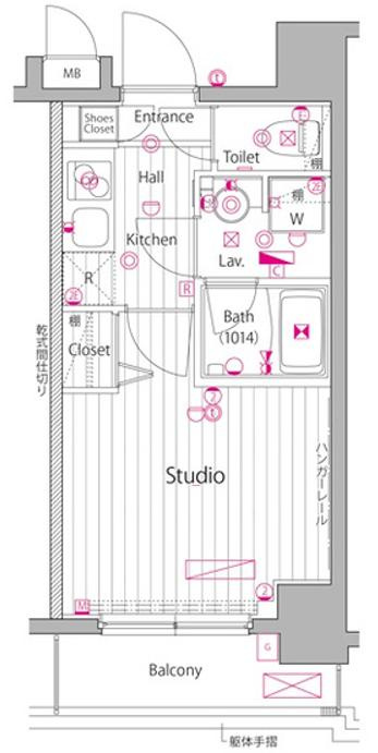 ガーラ・グランディ池袋の間取り|間取り