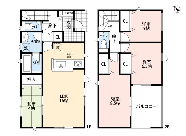 小牧市大字本庄字郷浦　新築戸建　６号棟