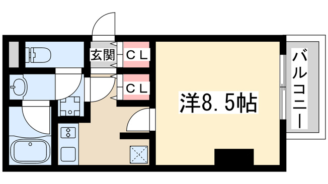 【間取り】 | アスール江坂