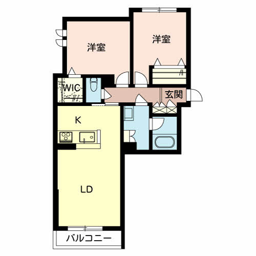 シャーメゾン　アピの間取り