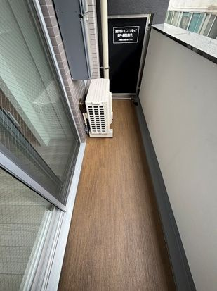 GENOVIA小村井のバルコニー