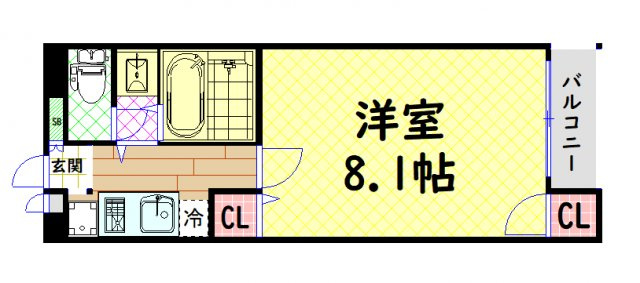 【間取り】 | オーキッドコート西大橋