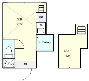 新宿区中落合３丁目のアパートの間取り