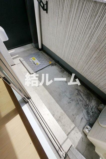 板橋区三園１丁目の賃貸マンションのバルコニー