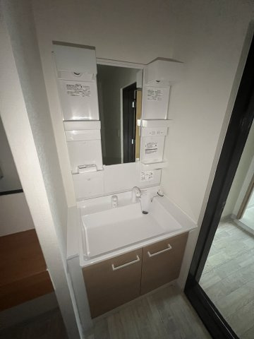 名和団地の洗面所