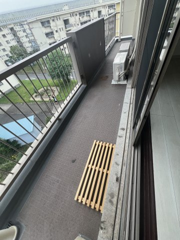 名和団地のバルコニー