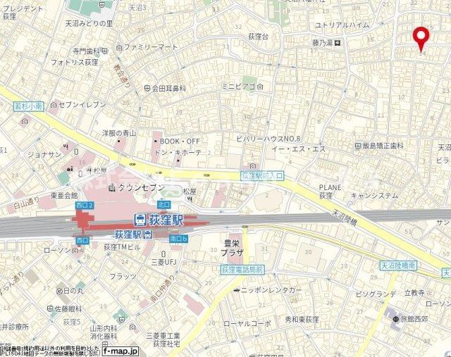 ルーブル荻窪参番館の地図