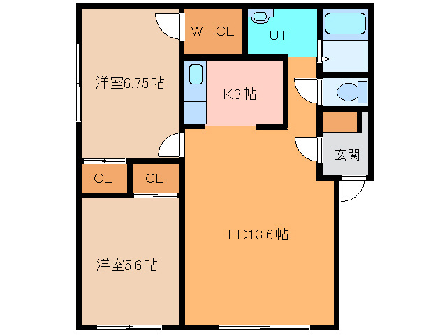 ライズ22の間取り