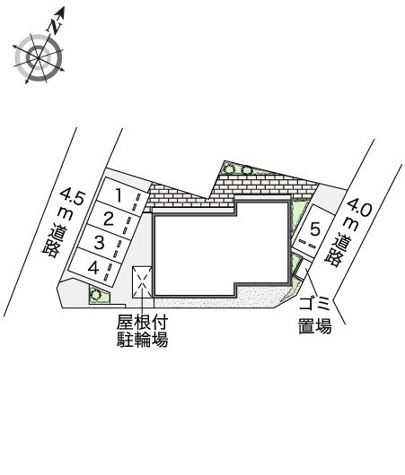 レオネクスト新宿台の区画図