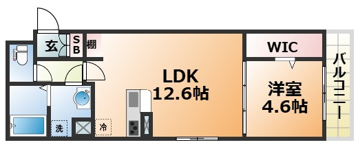 Habitation神戸の間取り