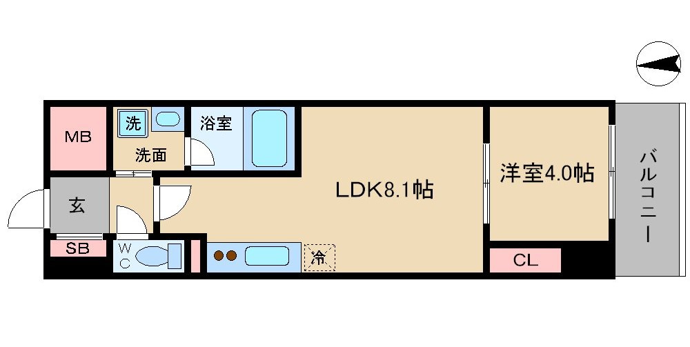 レオンコンフォート大手通　の間取り|レオンコンフォート大手通　間取り