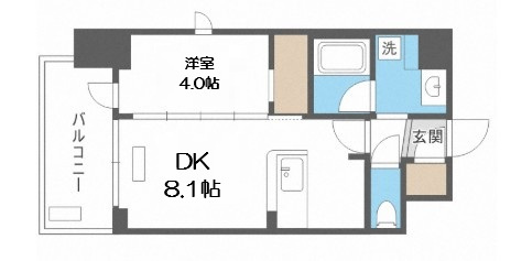 【間取り】 | エステムコート谷町九丁目