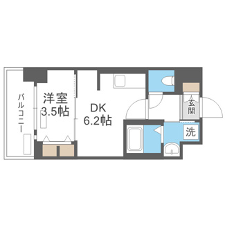 【間取り】 | プレリス大阪今里サヴィア