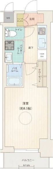 エステムコート名古屋今池アーバンゲートの間取り