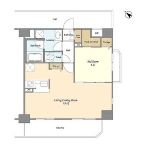 フラッツ東比恵の間取り|広々15.6帖のリビング！
