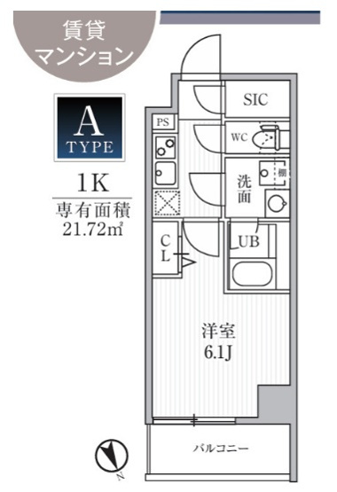 【間取り】 | S-RESIDENCE船橋alesia