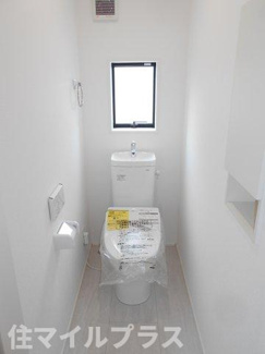 【トイレ】 | 郡山市日和田町南原新築一戸建て5棟 | トイレもきれいです