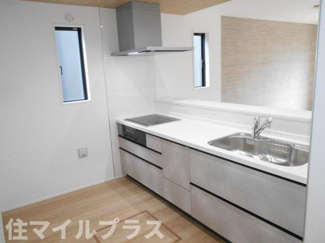 【キッチン】 | 郡山市日和田町南原新築一戸建て5棟 | きれいなキッチンです