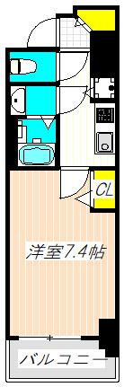 【間取り】 | プレサンス南森町ライズ