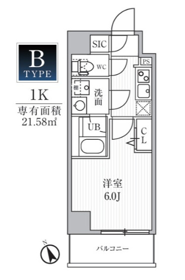 【間取り】 | S-RESIDENCE船橋alesia