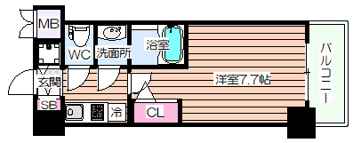 【間取り】 | アルグラッド福島WEST