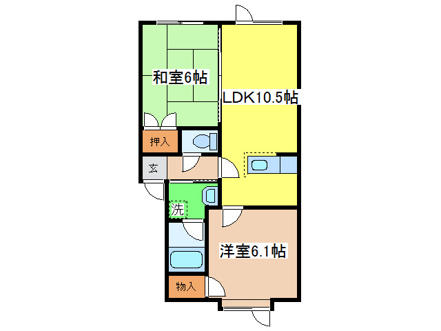 メゾンフラーリッシュの間取り