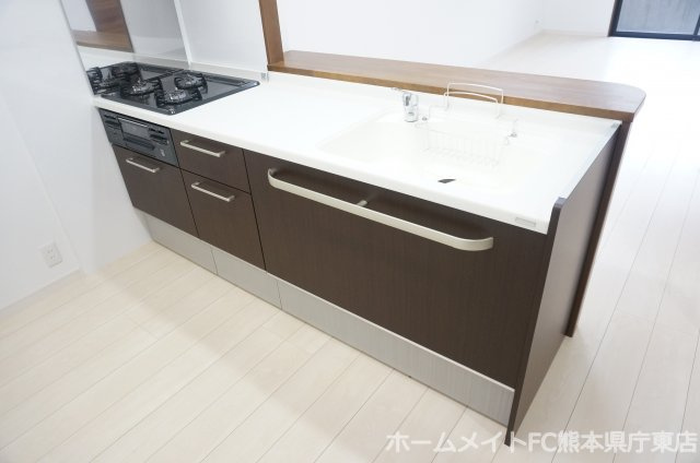 熊本市中央区新大江３丁目の賃貸マンションのキッチン