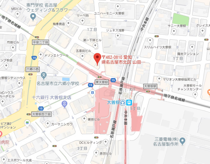 ファースト日比野ビルの地図