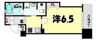 【間取り】 | ワコーレ新神戸カデンツァ