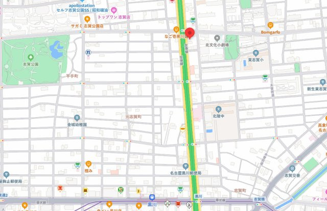 エテルナ黒川の地図