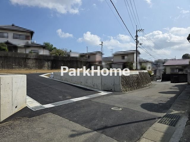 高知市福井町　D号地　売土地の前面道路含む現地写真