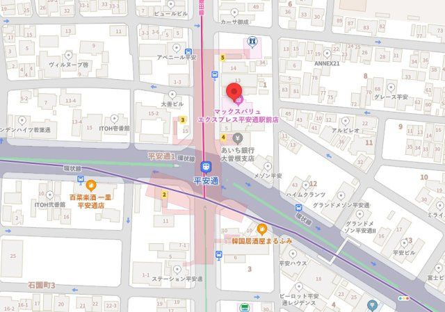 第五水光ビルの地図