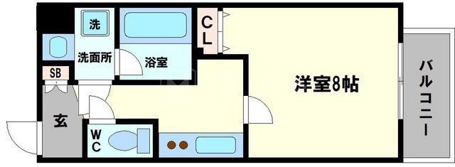 FOREST NAMBAの間取り