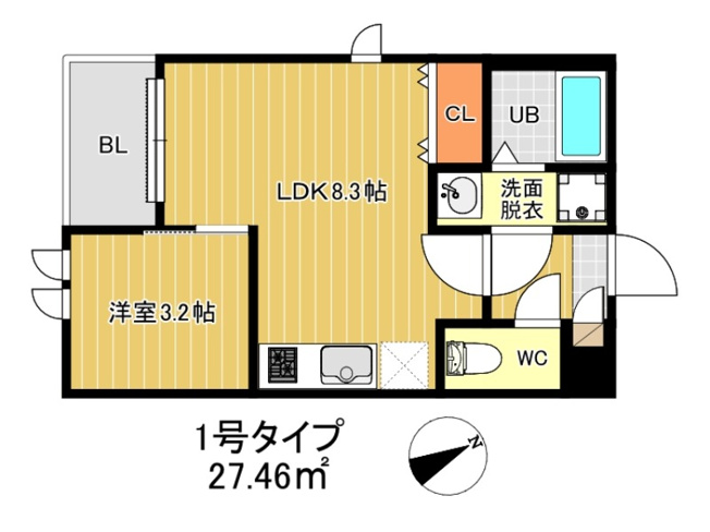 【間取り】 | R-smart 九産大前Ⅲ