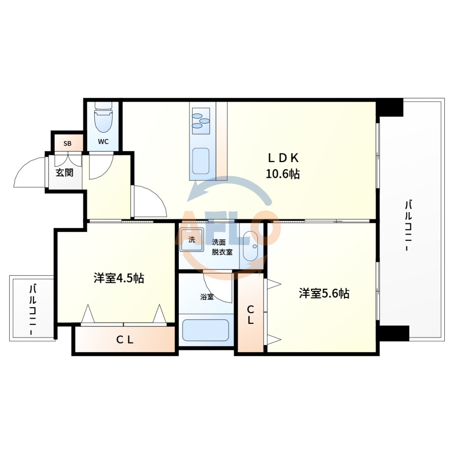 プレサンス堺筋本町エグゼブランの間取り|プレサンス堺筋本町エグゼブラン　間取り