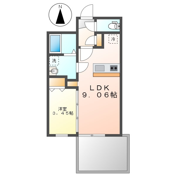 quador川名の間取り